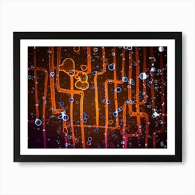 Abstraction Dawn In Space Art Print