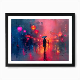 Chinese Lanterns Art Print