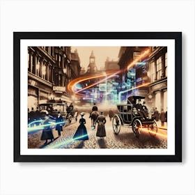 London Street Scene Art Print