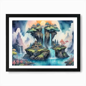 Fairytale Island Art Print