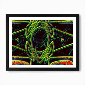 Abstract Psychedelic Art 2 Art Print