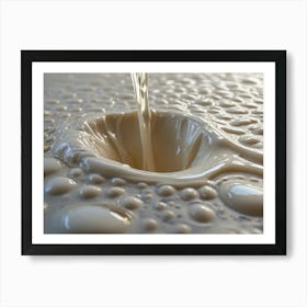 Milk Pouring 5 Art Print