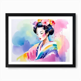 Geisha 132 Art Print