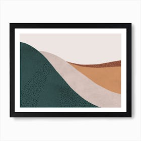 Rolling Hills Abstract Art Print