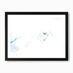 The blue-eyed girl 1 Art Print