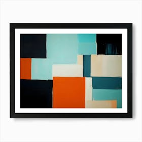 Abstract Squares 1 Art Print