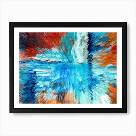 Acrylic Extruded Painting 351 Art Print