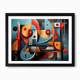 Abstract Painting By Pablo Picasso Art Print