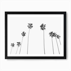 Palm Trees Vintage Landscape Art Print