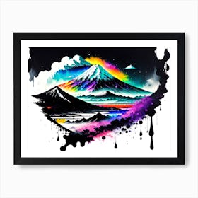 Rainbow Mountains 3 Art Print