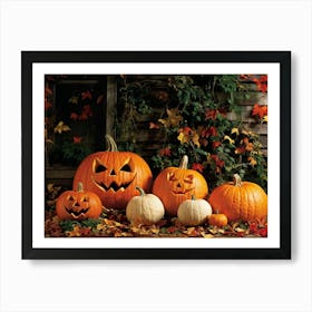 A Sense Of The Seasons Change Encapsulated In An Autumn Harvest Celebration Where Large Heavily G (5) Art Print