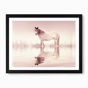 Unicorn Pastel in Art Print