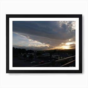 Sunset Over Killorglin Art Print