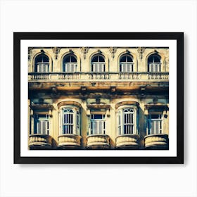 Balconies Of Havana Art Print