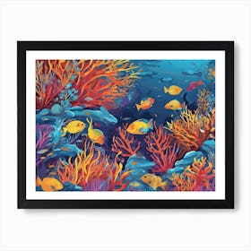 Coral Reef Art Print