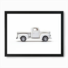 Toy Car 49 Ford F1 White Art Print