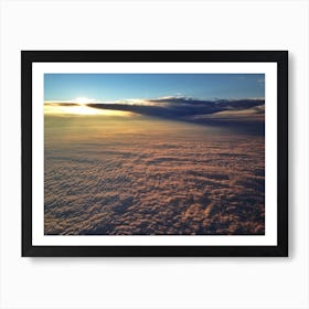 Over the clouds 3 Art Print