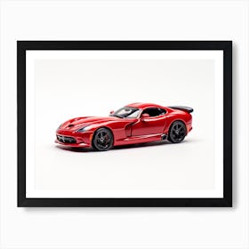 Toy Car Dodge Viper Red Art Print
