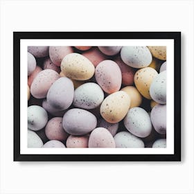 Pastel Easter Eggs Art Print