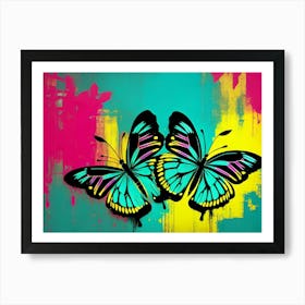 Butterfly Painting 123 Art Print