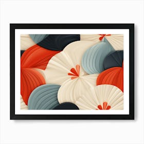 Abstract Floral Pattern Art Print