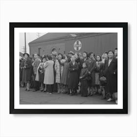 Los Angeles, California, The evacuation of Japanese-Americans from West Coast areas under U S Art Print