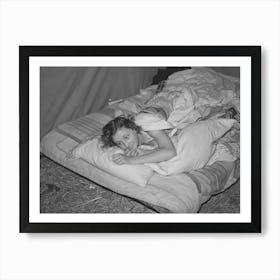 Daughter Of Carpenter In Her Tent Home, Mission Valley, California, Which Is About Three Miles From San Diego, She Was Art Print