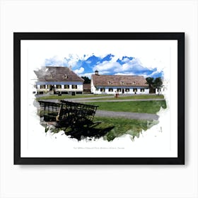 Fort William Historical Park, Northern Ontario, Canada Art Print