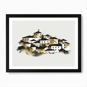 Of A Village Art Print