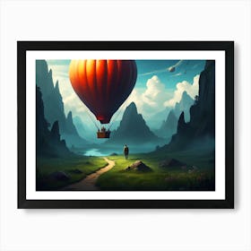 Hot Air Balloon Art Print