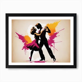 Tango Dancers Art Print