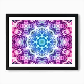 Purple Detailed Abstract Pattern 1 Art Print