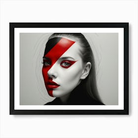 Portrait Of A Woman Art Print