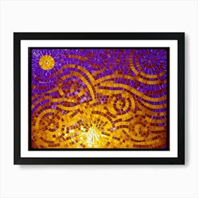 Abstract Mosaic Art Art Print