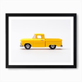 Toy Car 62 Chevy Pickup Yellow Art Print