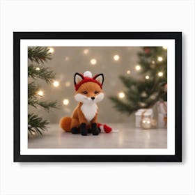 Christmas Animals 2 Art Print