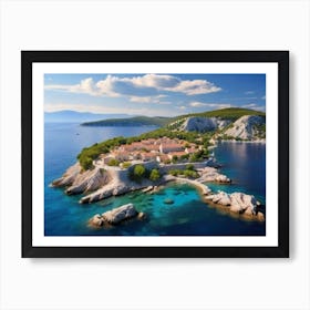 Croatia landscape Art Print