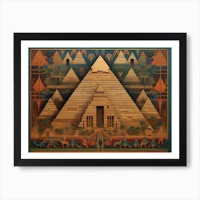 Egyptian Pyramid Art Print