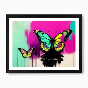 Butterfly Stock Videos & Royalty-Free Footage 7 Art Print