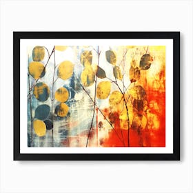 Golden Leaves - Autumn Leaves Art Print