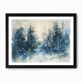 'Winter Forest' 1 Art Print