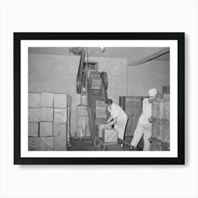 Butter Going Out Of Dairymen S Cooperative Creamery For Shipment,Caldwell, Canyon County, Idaho By Art Print