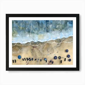 Beach Umbrellas 8 Art Print