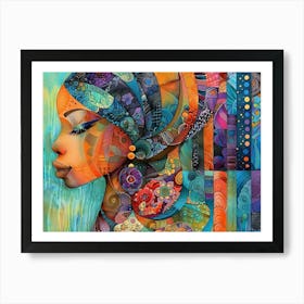 African Woman Art Print