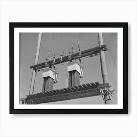 Electric Transformers, Taylor, Texas By Russell Lee Art Print