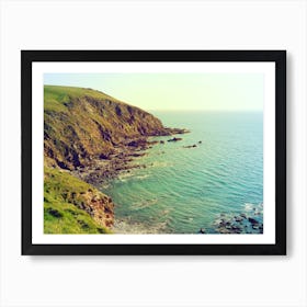 Devon coastal path Art Print