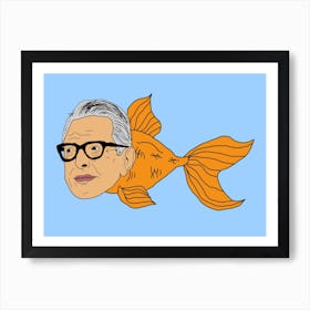 Jeff Goldfish Art Print