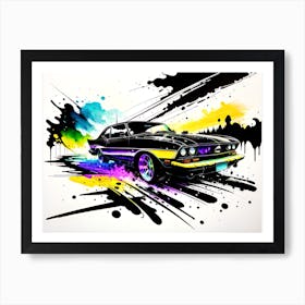 Ford Mustang Painting Art Print