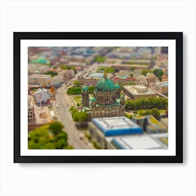 Aerial View Of The Museum Island In Berlin 1 Art Print