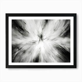 Enlightenment Abstract Black And White 7 Poster